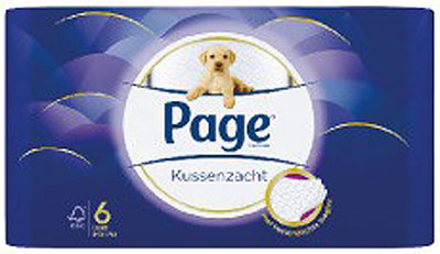 PAGE TOILETPAPIER KUSSENZ SILK 6ST