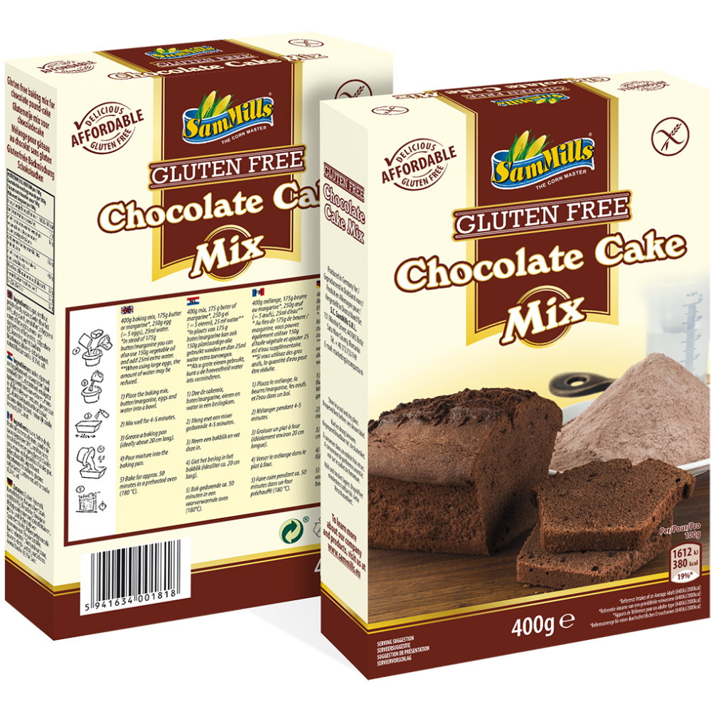 SAMMILLS CAKE MIX CHOCO 400GR