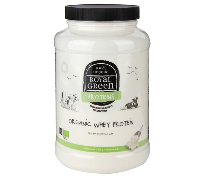 ROYAL GREEN WHEY PROTEINE BIO 600GR