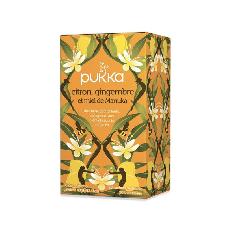 PUKKA THEE LEMON GINGER BIO 20ZK