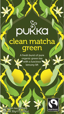 PUKKA THEE CLEAN MATCHA GR BIO 20ZK