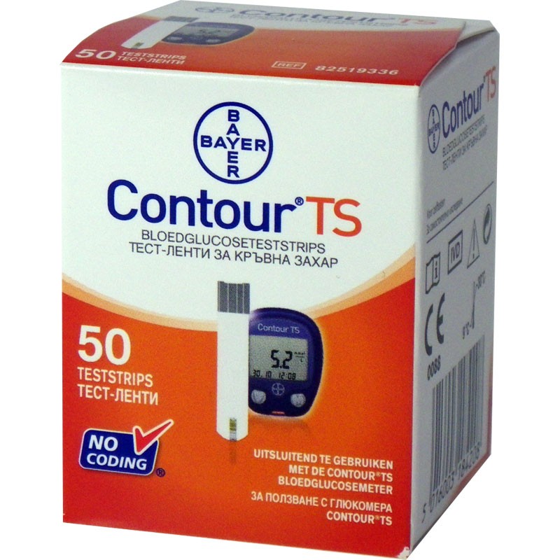 BAYER CONTOUR TS TESTSTRIPS 50ST