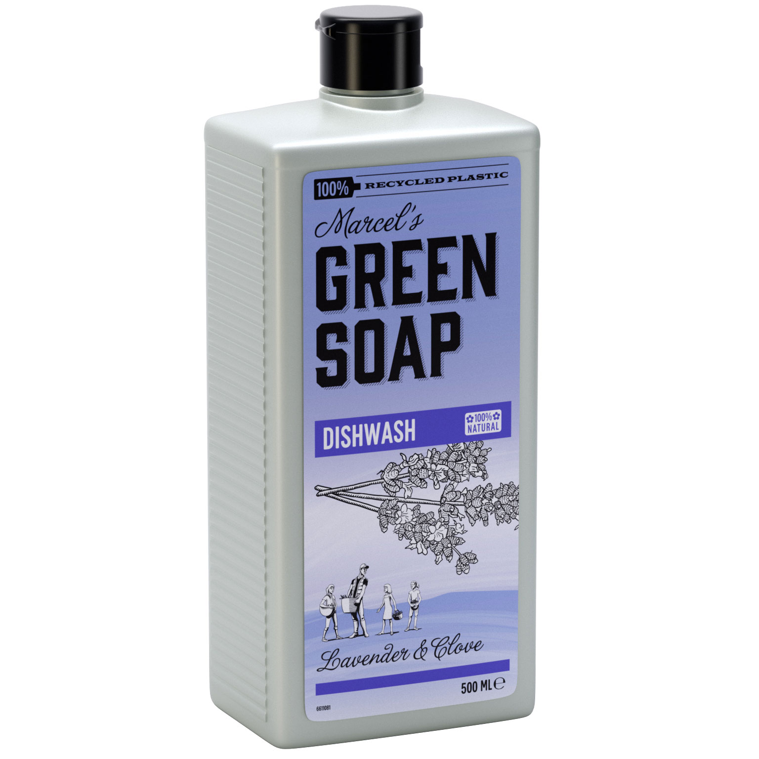 GREEN SOAP AFWAS LAVEN ROS 500ML