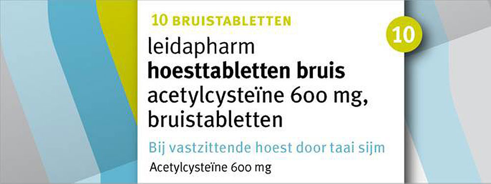 LEIDA HOEST ACETYLCYS 600MG BR 10ST