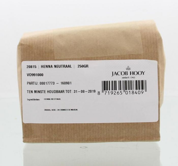 HOOY HENNA NEUTRAAL 250GR