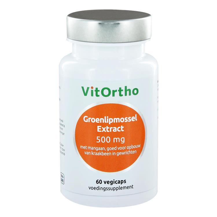 VITORTHO GROENLIPMOSSEL 500MG 60CP