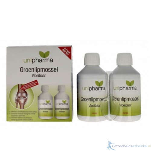 UNIPHARMA GROENLIPMOSSEL VLB 400ML