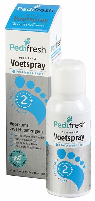 PEDIFRESH VOETSPRAY FASE 2 50ML