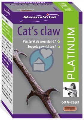 MANNAVITAL CATS CLAW PLATINUM 60VCP