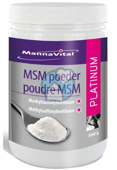 MANNAVITAL MSM PLATINUM POEDER 500GR