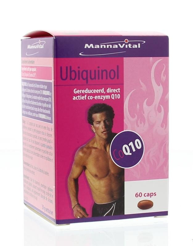 MANNAVITAL UBIQUINOL CO ENZYME 60CP