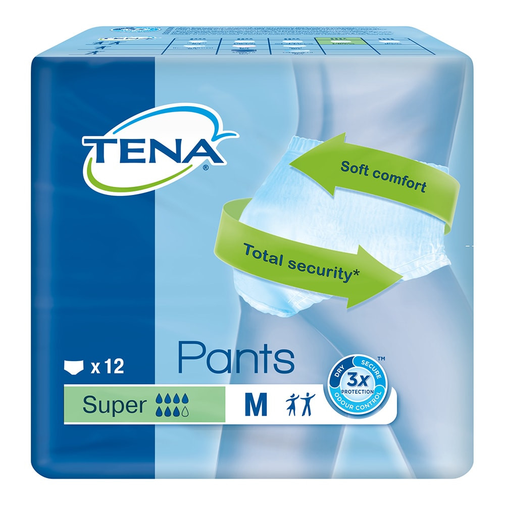 TENA PANTS SUPER M- 12ST