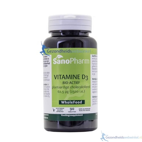 SANOPHARM D3 62,5MCG 2500IE 90TB