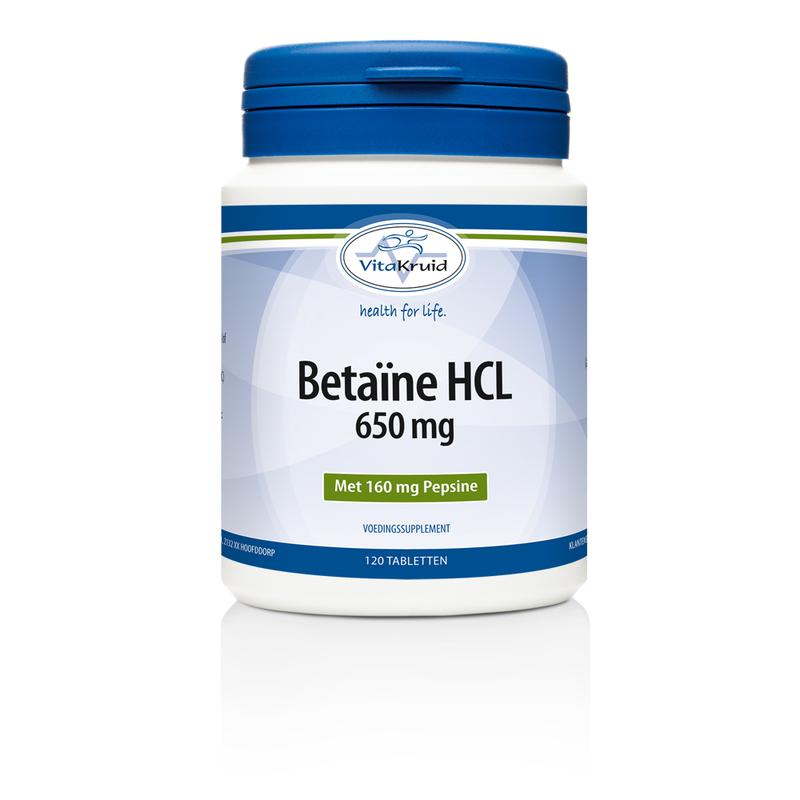 VITAKRUID BETAINE HCL 650MG 120TB