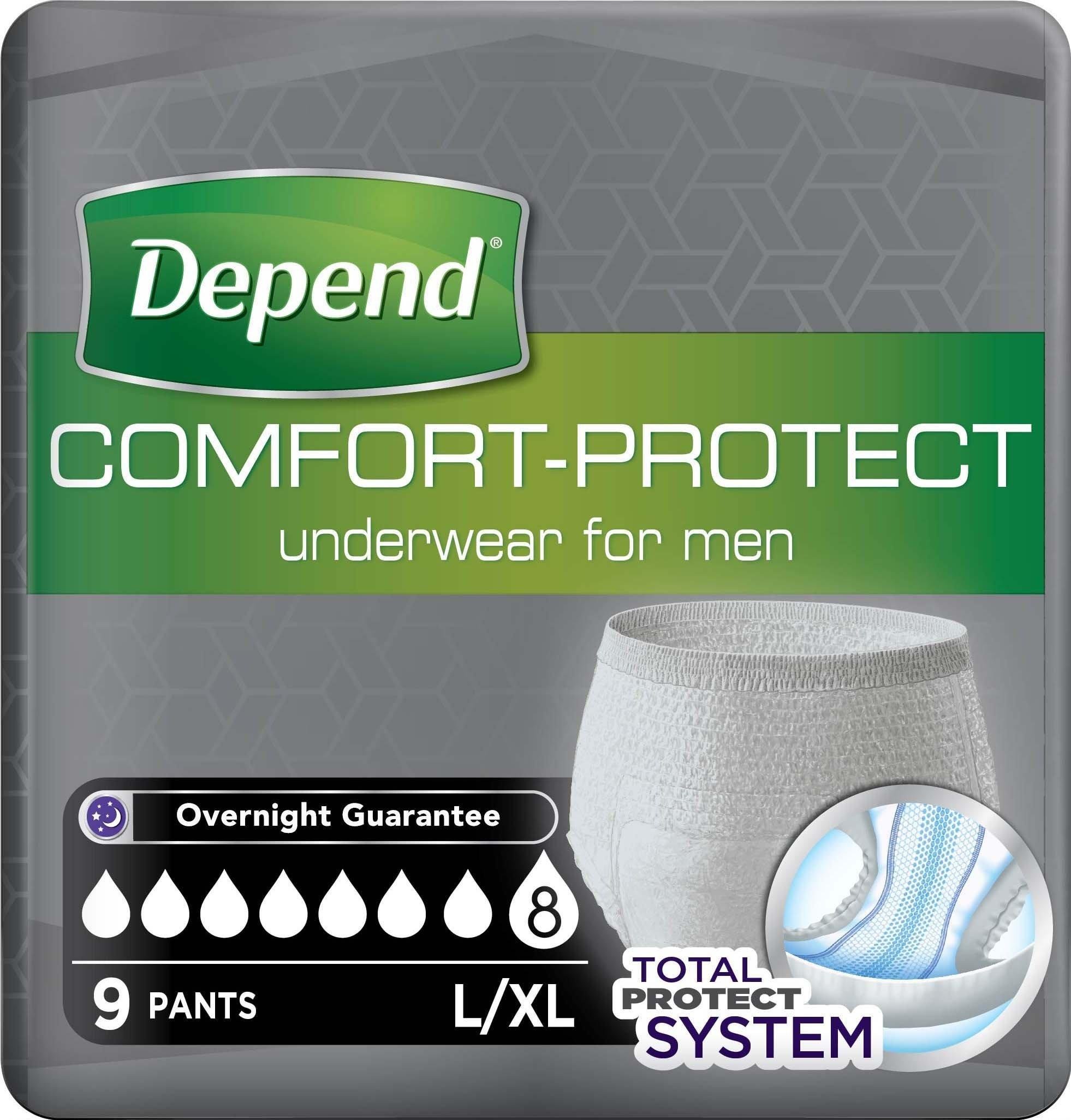 DEPEND PANTS MAN SUPER L/XL 9ST