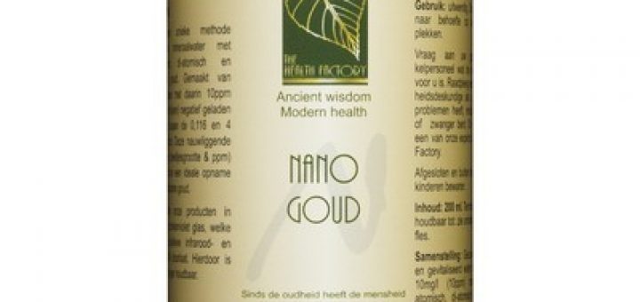 THE HEALTH FACTORY NANO GOUD 100 ML