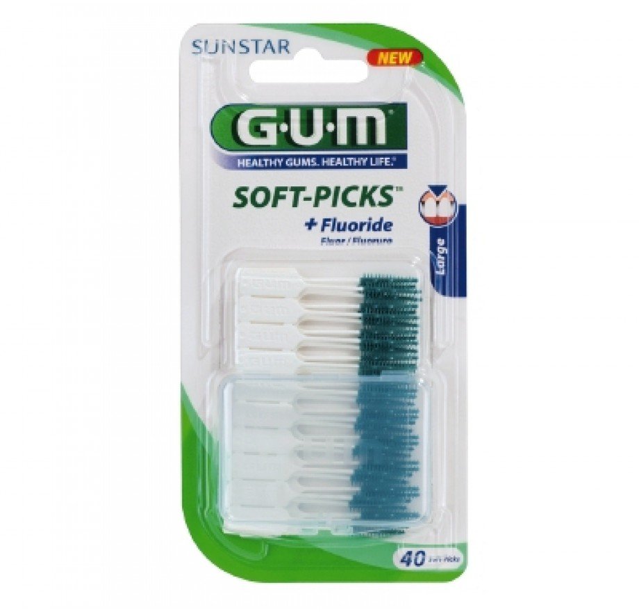 GUM SOFT PICKS PRO MEDIUM 30ST