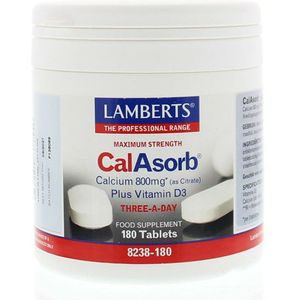 LAMBERTS CALASORB & VITAMIN D3 180TB