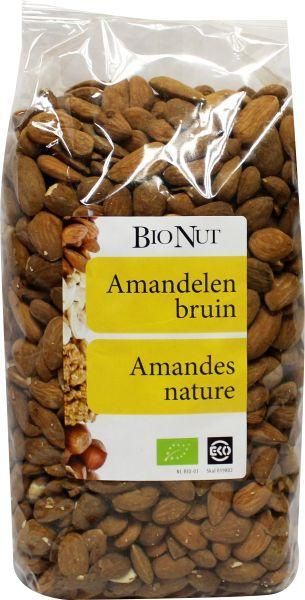 BIONUT AMANDELEN BRUIN BIO 500GR