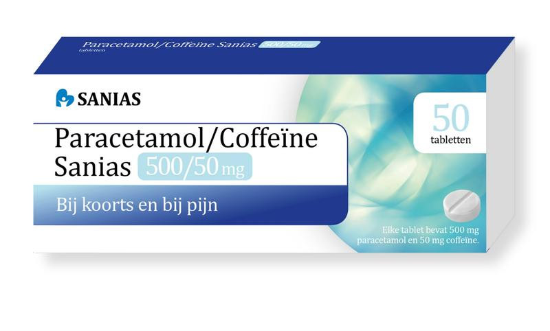 PARACETAMOL COFF 500/50 PCH 50TAB