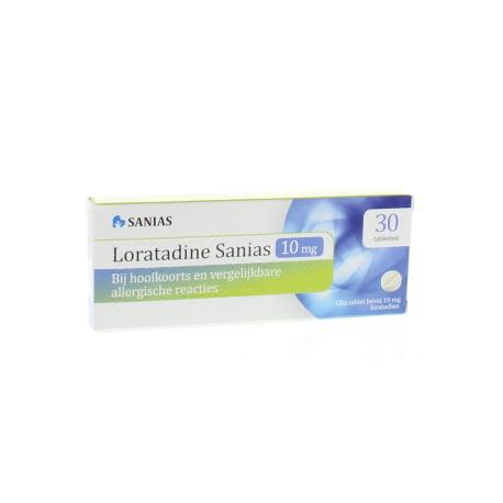 SANIAS LORATADINE 10MG UAD 30TB