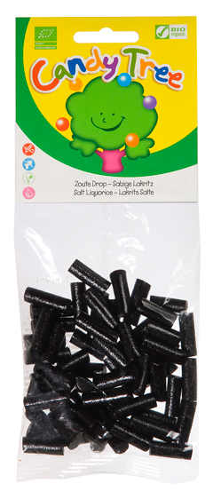 CANDY TREE DROPJES ZOUT BIO 100GR