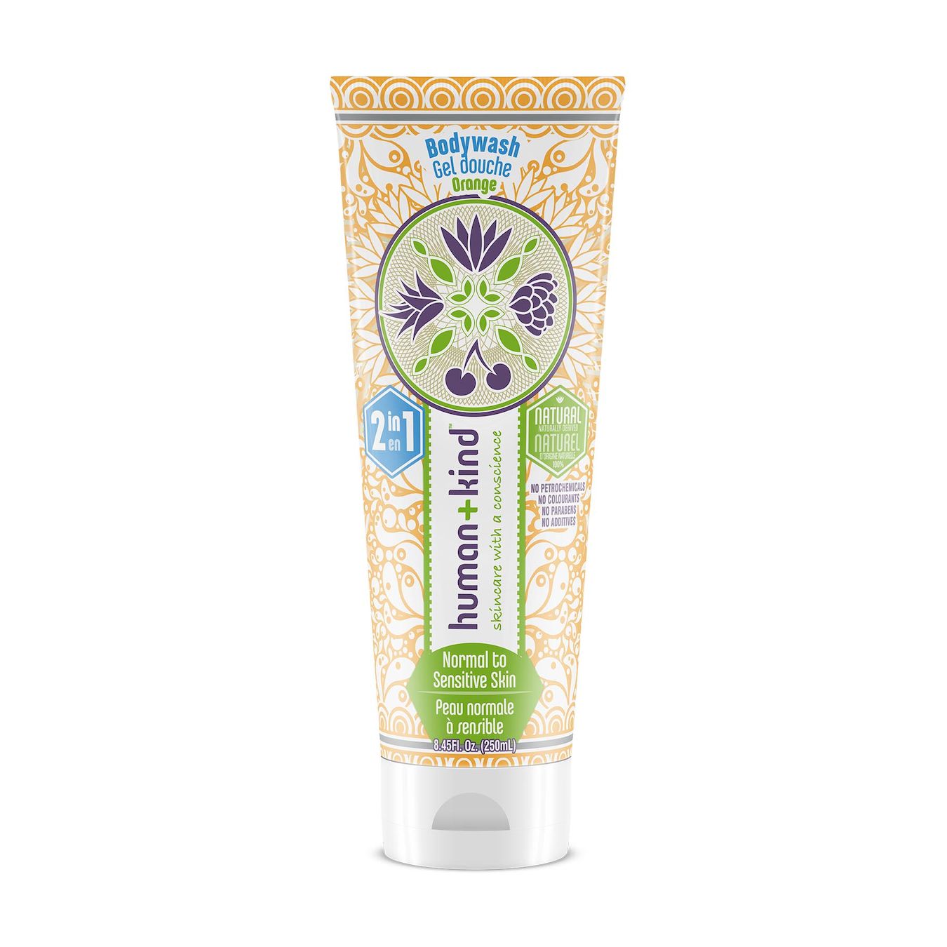 HUMAN KIND BODY WASH ORANGE 250ML