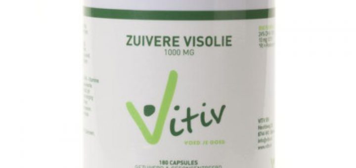 VITIV ZUIVERE VISOLIE 1000MG 180CP