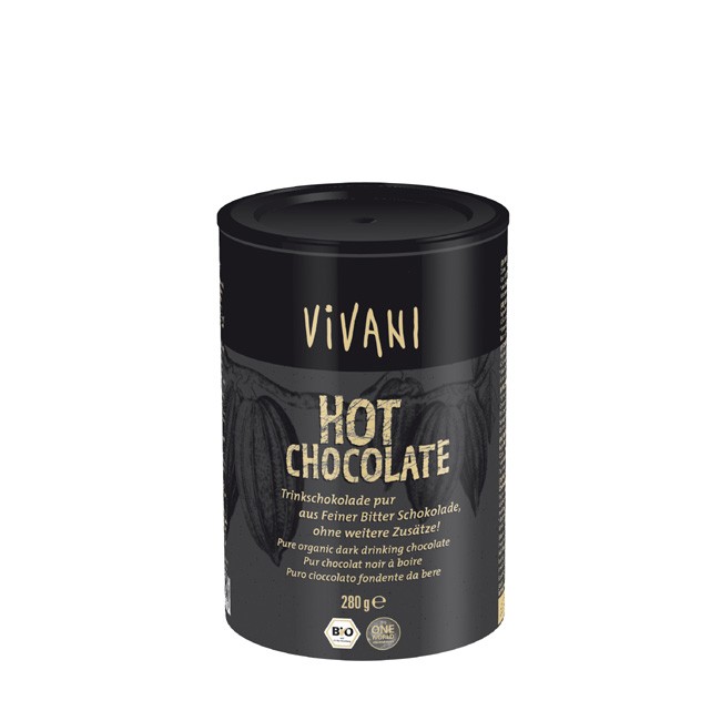 VIVANI HOT CHOCOLATE 62% PUUR 280 GRAM