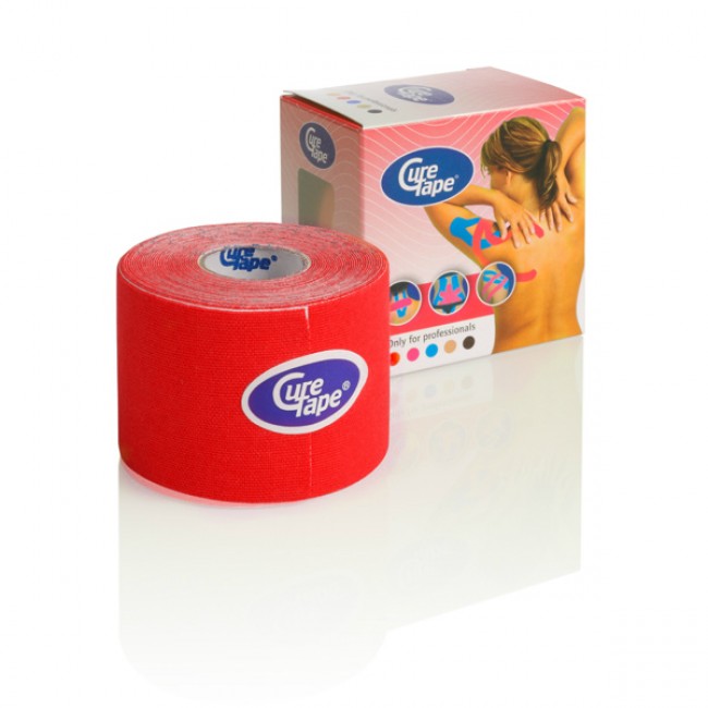 CURE TAPE 5CM X 5MTR ZWART 1ST