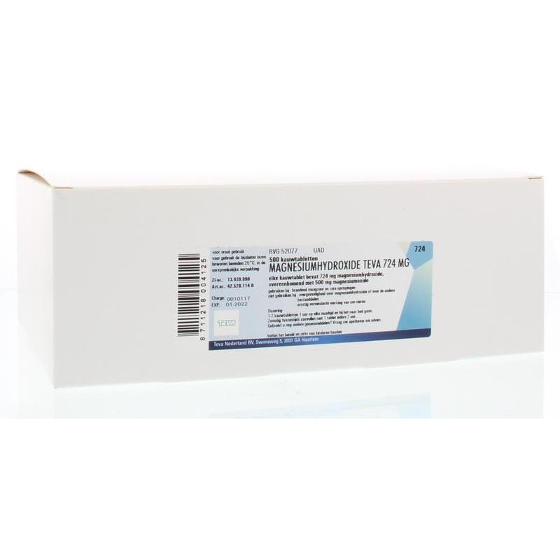 MAGNESIUMHYDROXIDE 724MG UAD 100TB