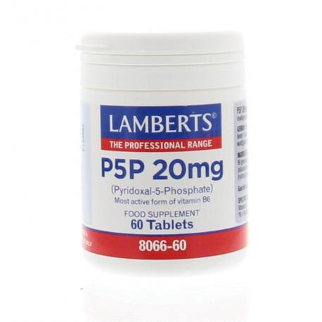 LAMBERTS VITAMINE B6 20MG 60TB
