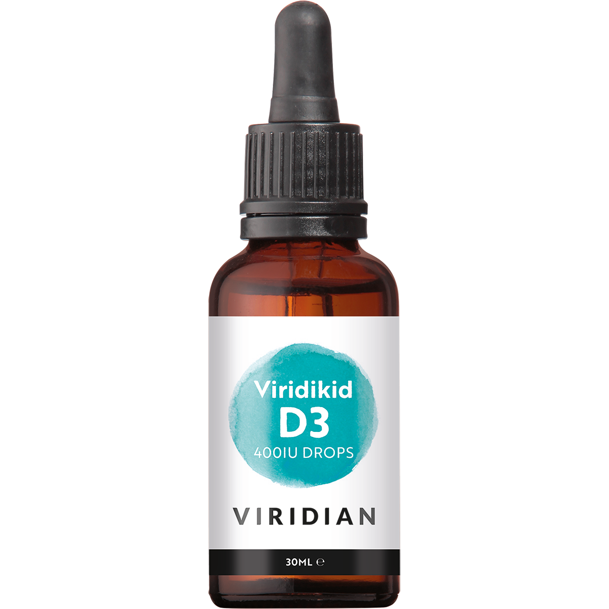 Viridian ViridiKid Vitamin D3 (Vegan) 400 IU (10 mcg) (30 stuks)