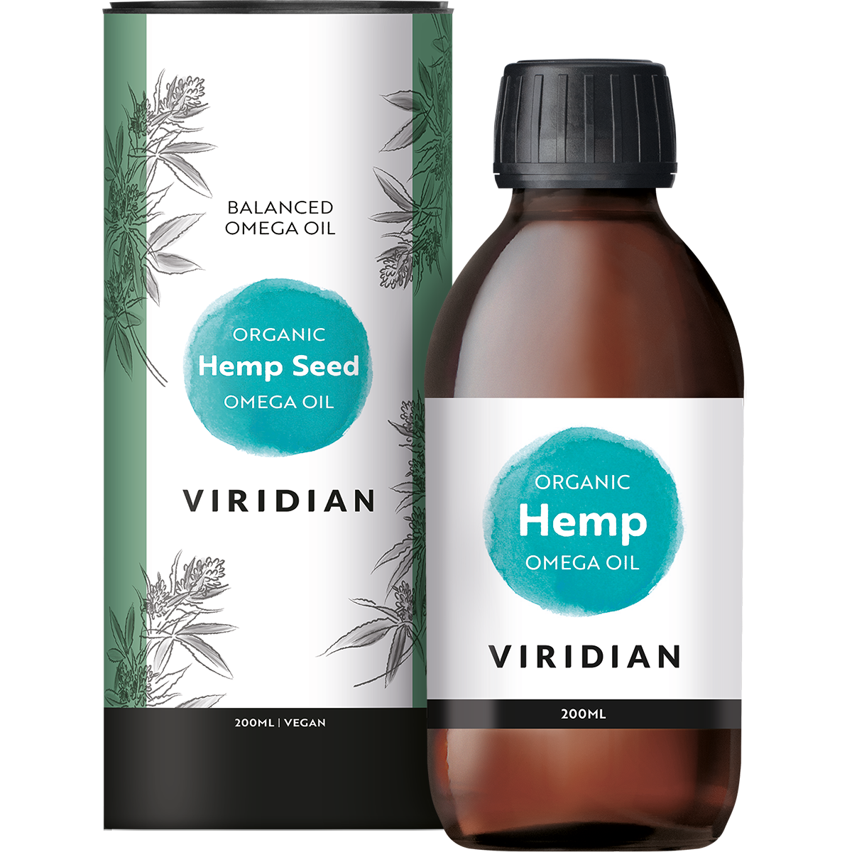 Viridian Organic Hemp Seed Oil (200 stuks)