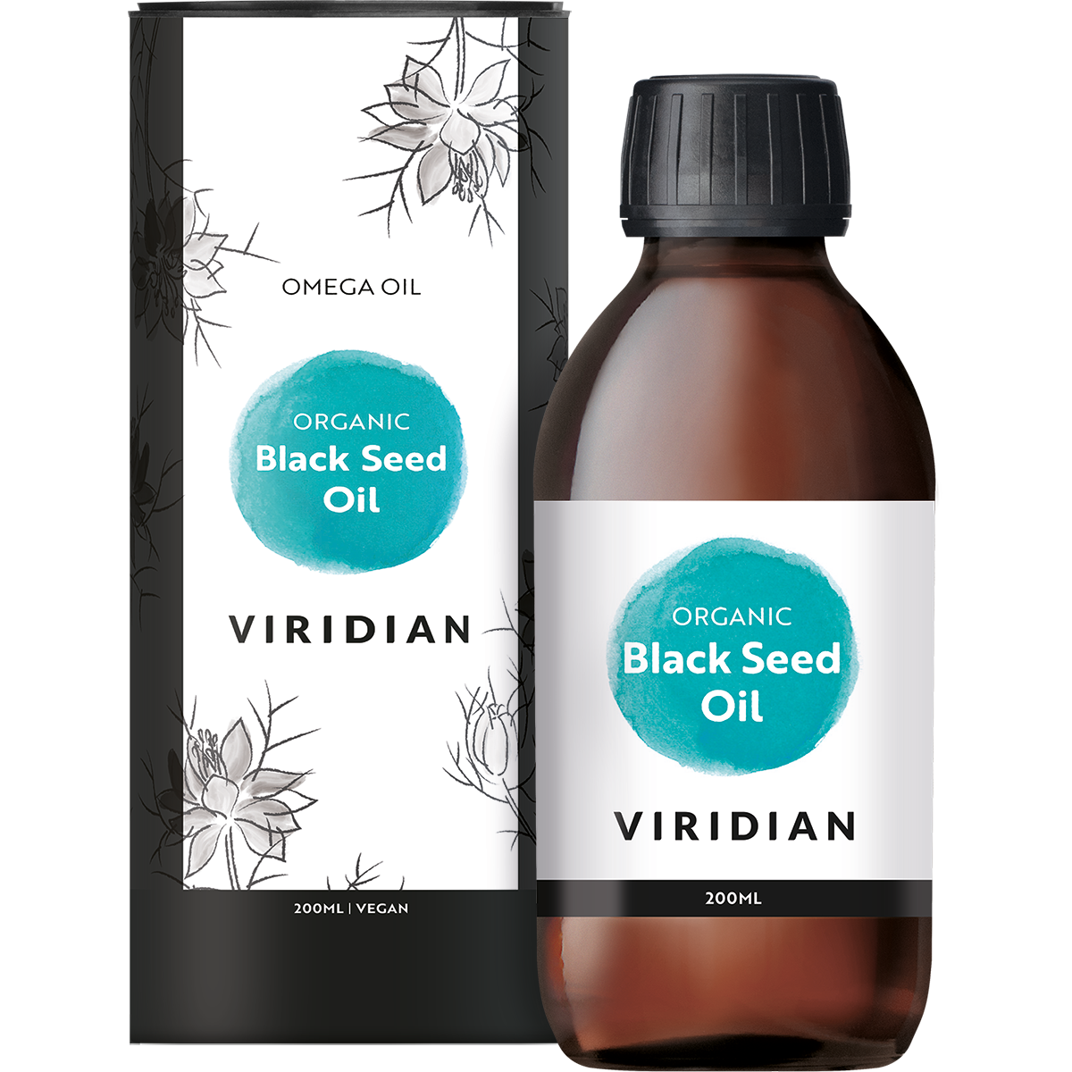 Viridian Organic Black Seed Oil (Nigella) (200 stuks)