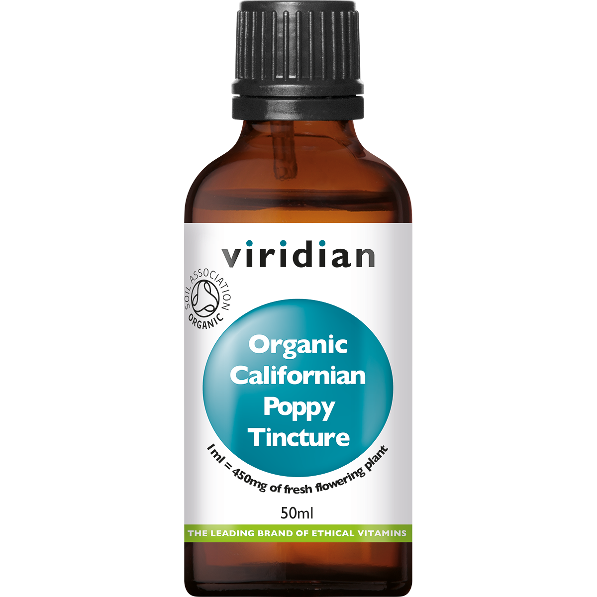 Viridian Organic California Poppy Tincture (50 stuks)